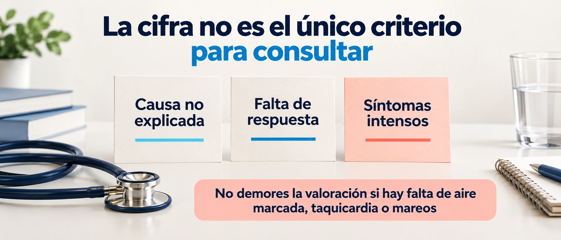 Situaciones que justifican valoración médica de la ferritina baja sin diagnosticar a partir de una cifra aislada
