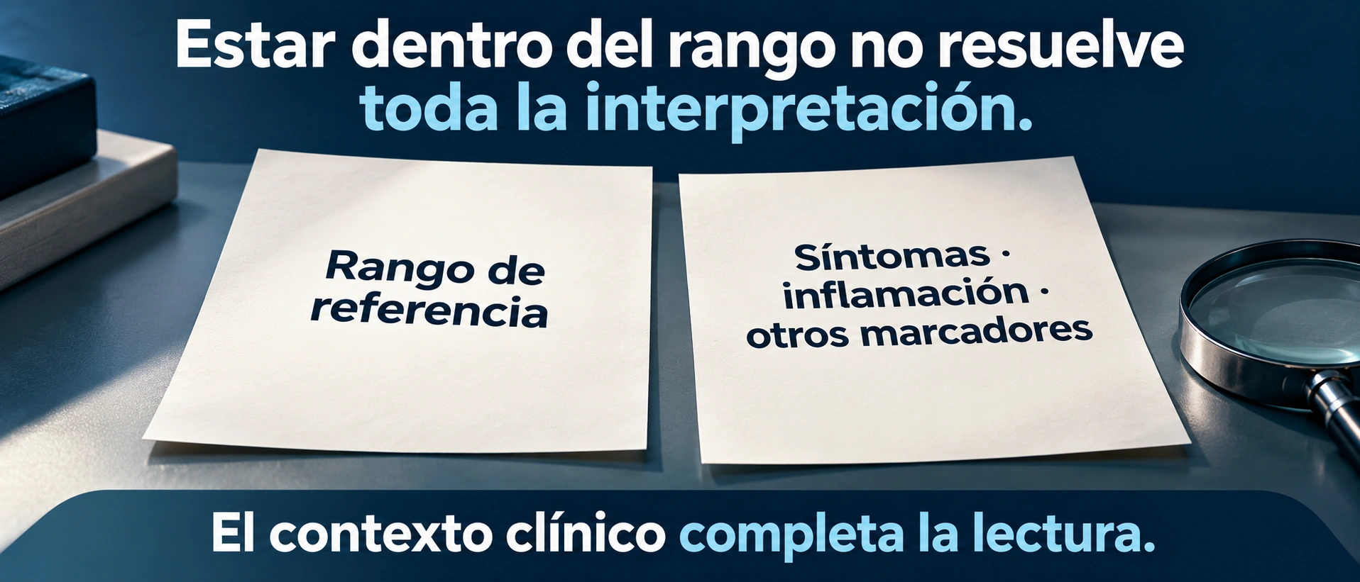 Diferencia entre rango de referencia del laboratorio y valoración clínica de la ferritina
