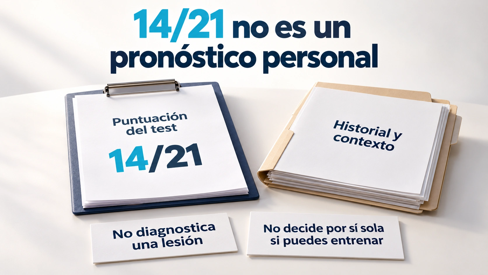 Un punto de corte de grupo no predice por sí solo una lesión individual ni autoriza o veta automáticamente entrenar.