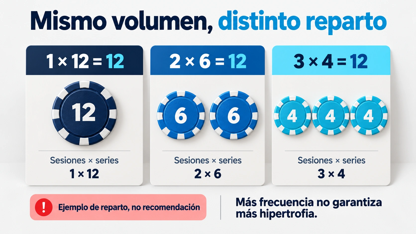 Tres repartos mantienen doce series semanales con una, dos o tres sesiones.