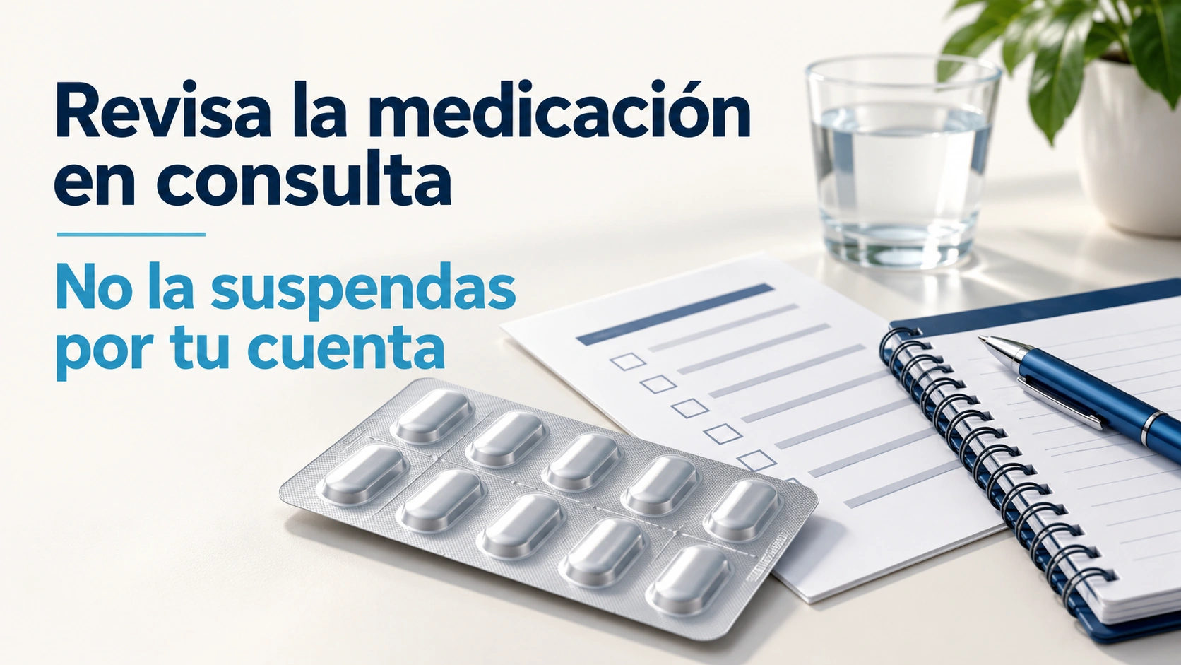 La medicación habitual se revisa con un profesional; no debe retirarse por una sospecha de reacción alimentaria.