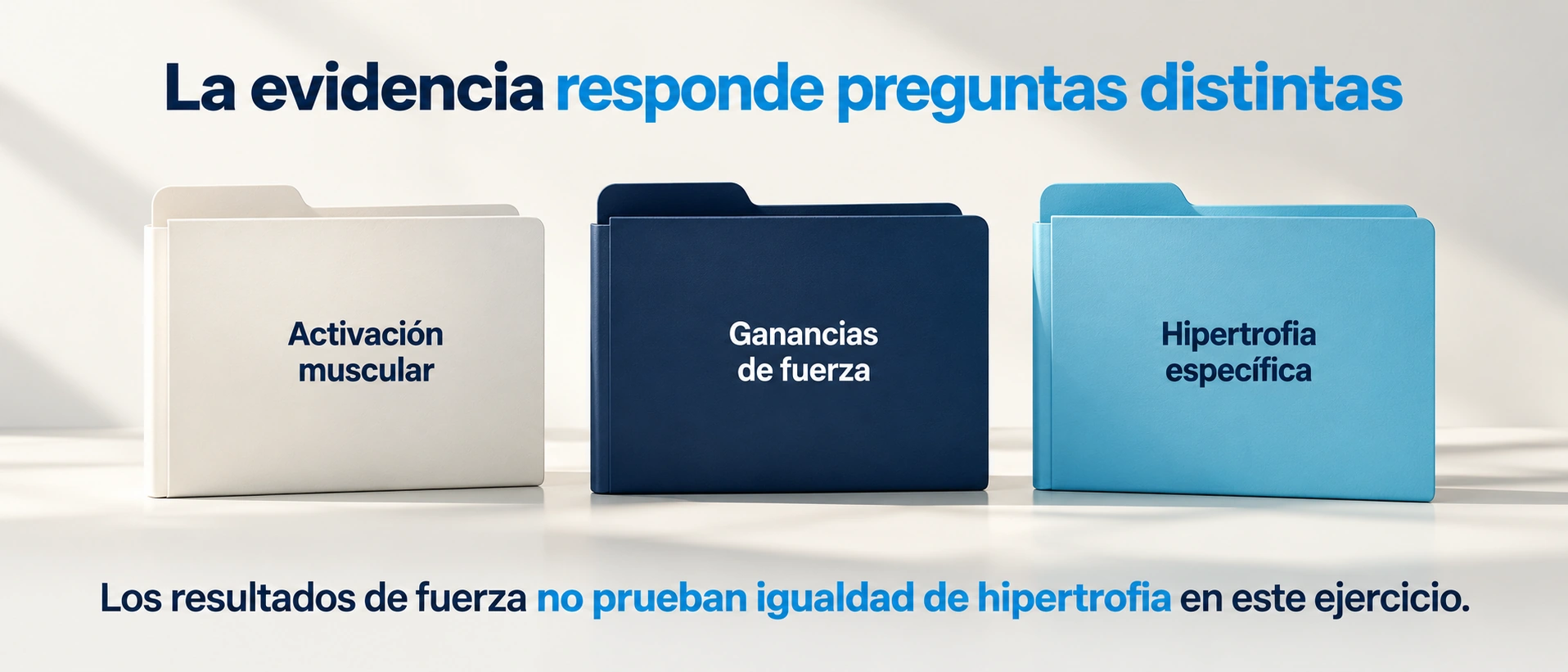 Límites de extrapolar estudios de activación y fuerza a hipertrofia específica del deltoides con bandas