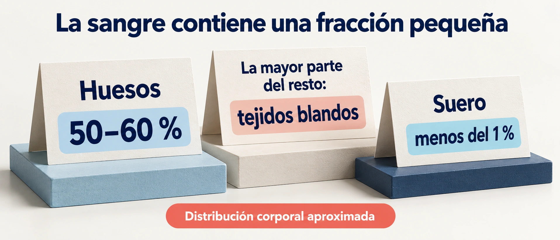 La mayor parte del magnesio corporal está en huesos y tejidos y menos del uno por ciento está en el suero