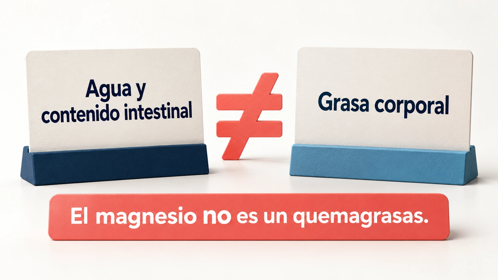 Los cambios de peso por agua o contenido intestinal no equivalen a una pérdida de grasa corporal