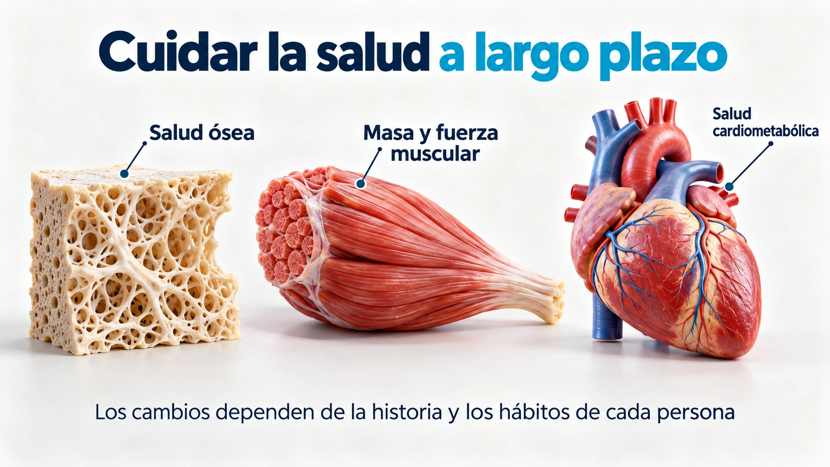 Hueso, músculo y corazón como ámbitos de cuidado durante la menopausia sin presentar el deterioro como inevitable