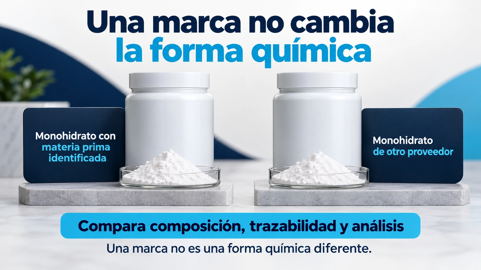 Una marca de materia prima puede aportar trazabilidad sin convertirse en otra forma de creatina.
