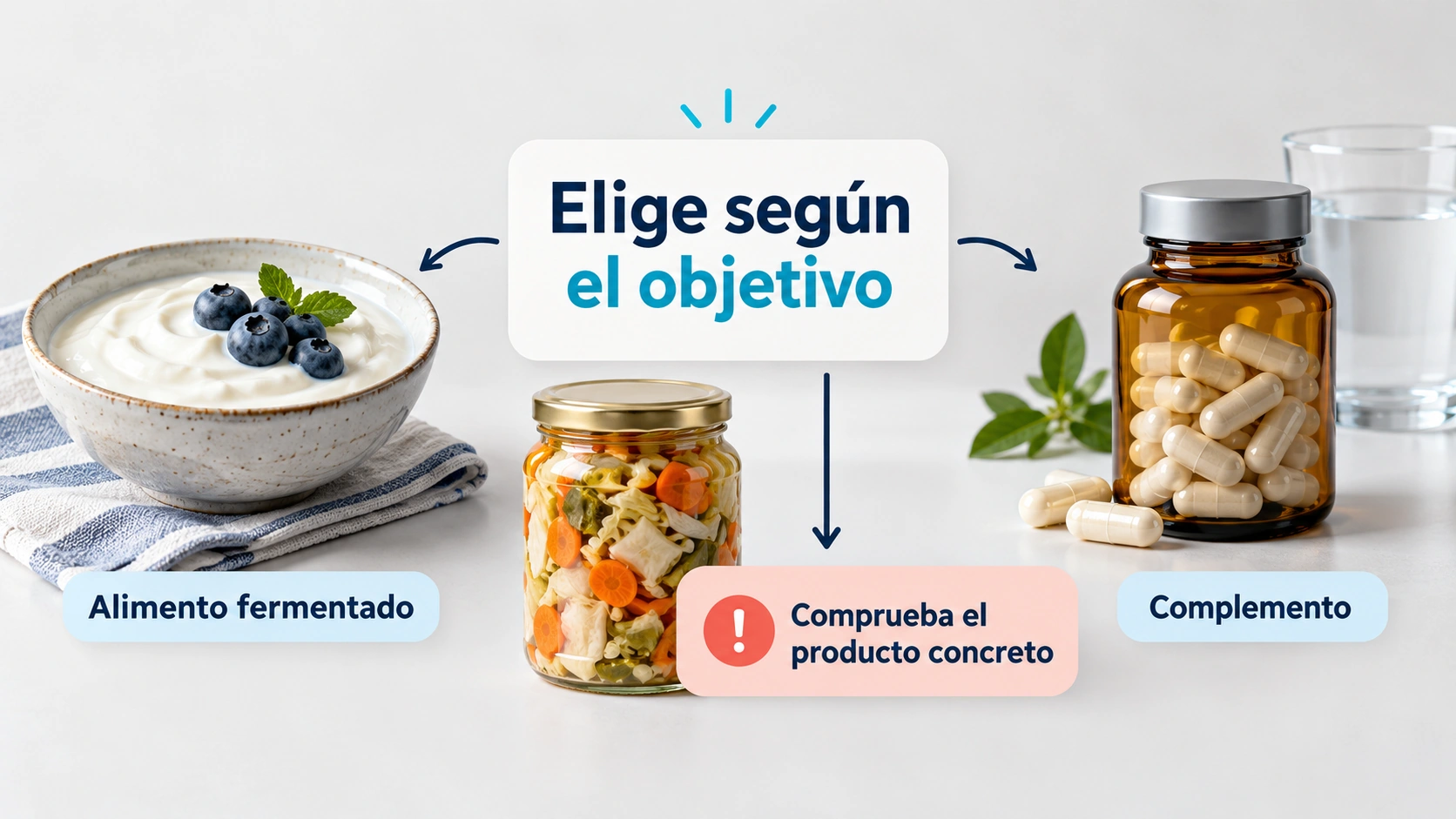 La elección relaciona el producto concreto, el objetivo y la evidencia; no existe un formato ganador para todos.
