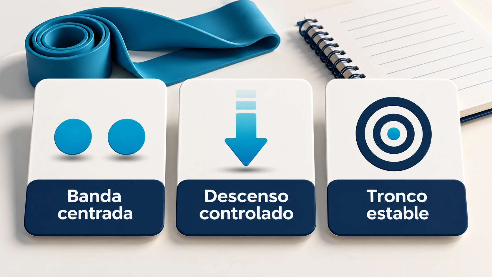 La revisión del press incluye apoyo, control del retorno y estabilidad del tronco