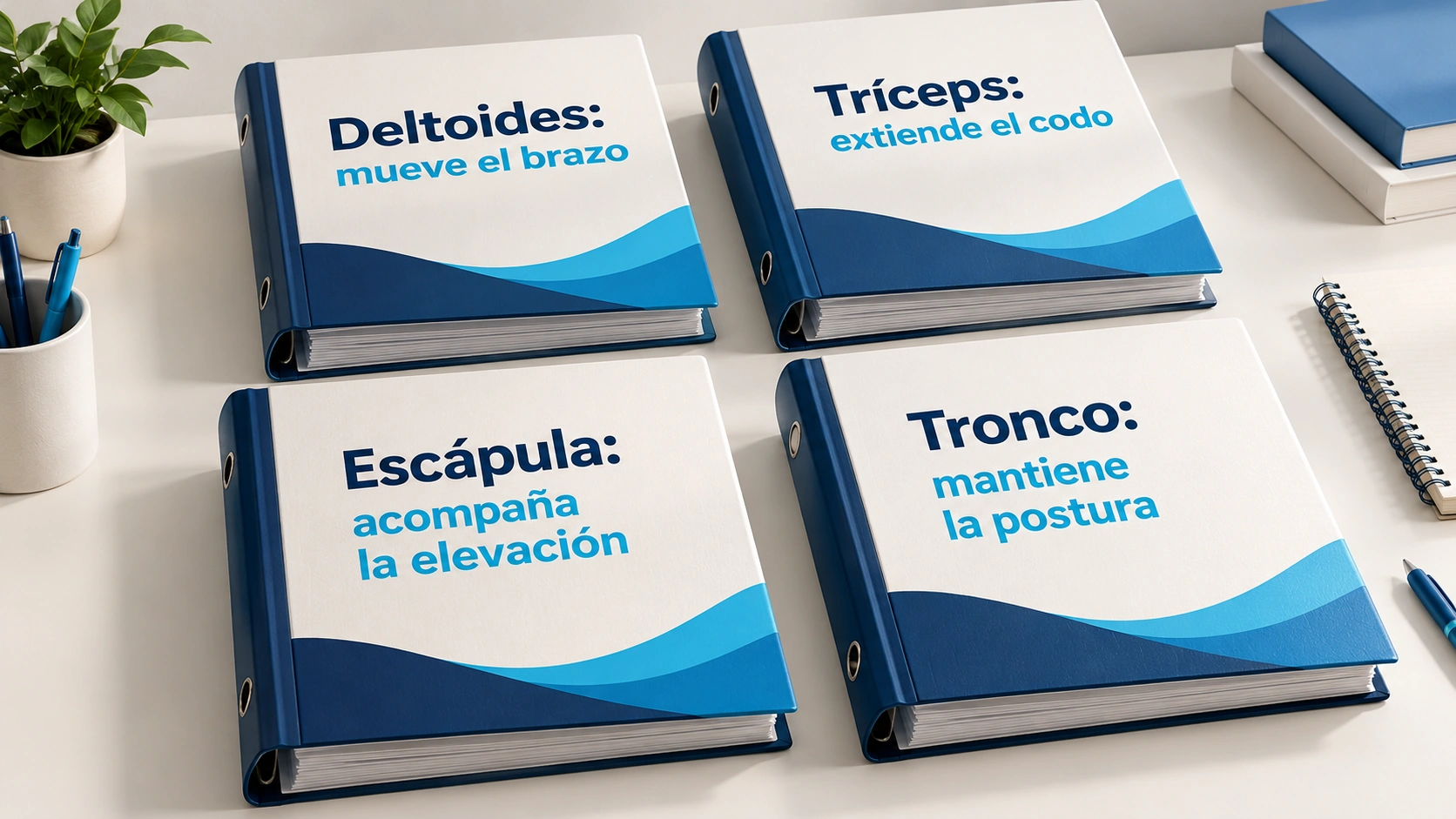 El press combina movimiento del hombro y extensión del codo con coordinación escapular y estabilidad del tronco