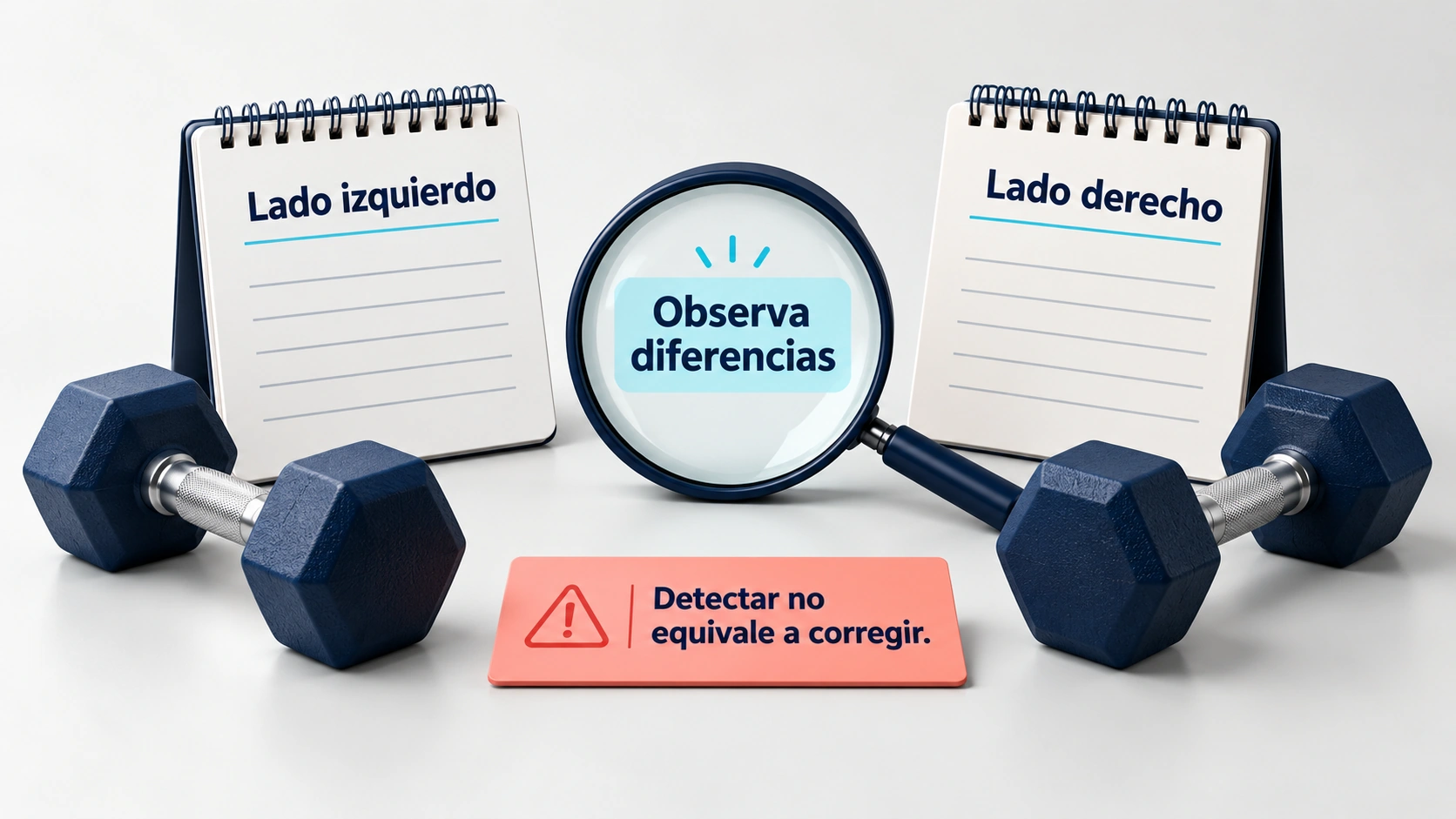 El trabajo independiente puede mostrar diferencias entre lados y no garantiza corregir asimetrías ni prevenir lesiones