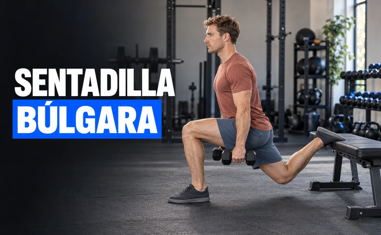 Sentadilla búlgara: técnica, músculos y análisis biomecánico