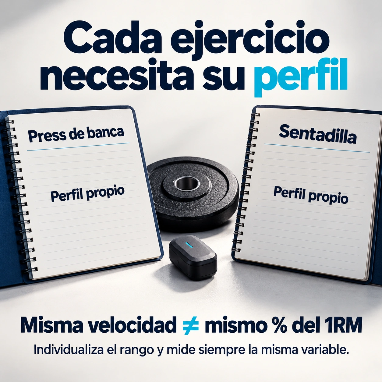 Los rangos de velocidad del VBT requieren un perfil propio para cada ejercicio y deportista