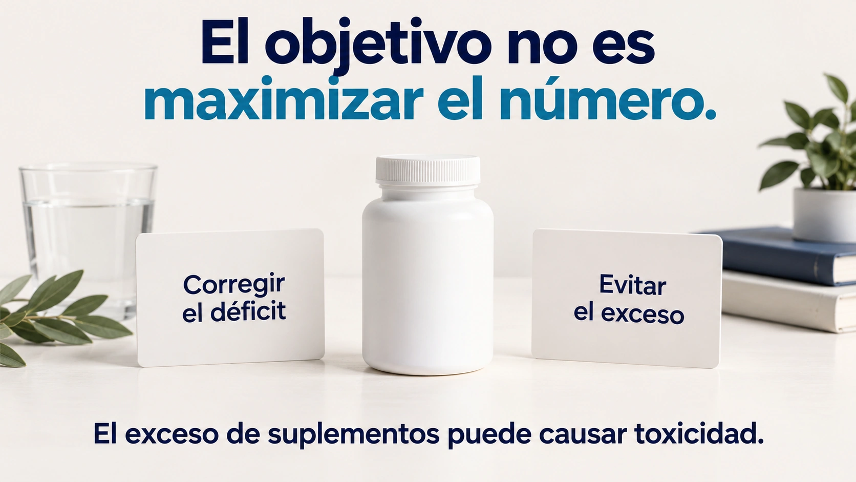 Riesgo del exceso de suplementación y objetivo de corregir sin maximizar el nivel de vitamina D