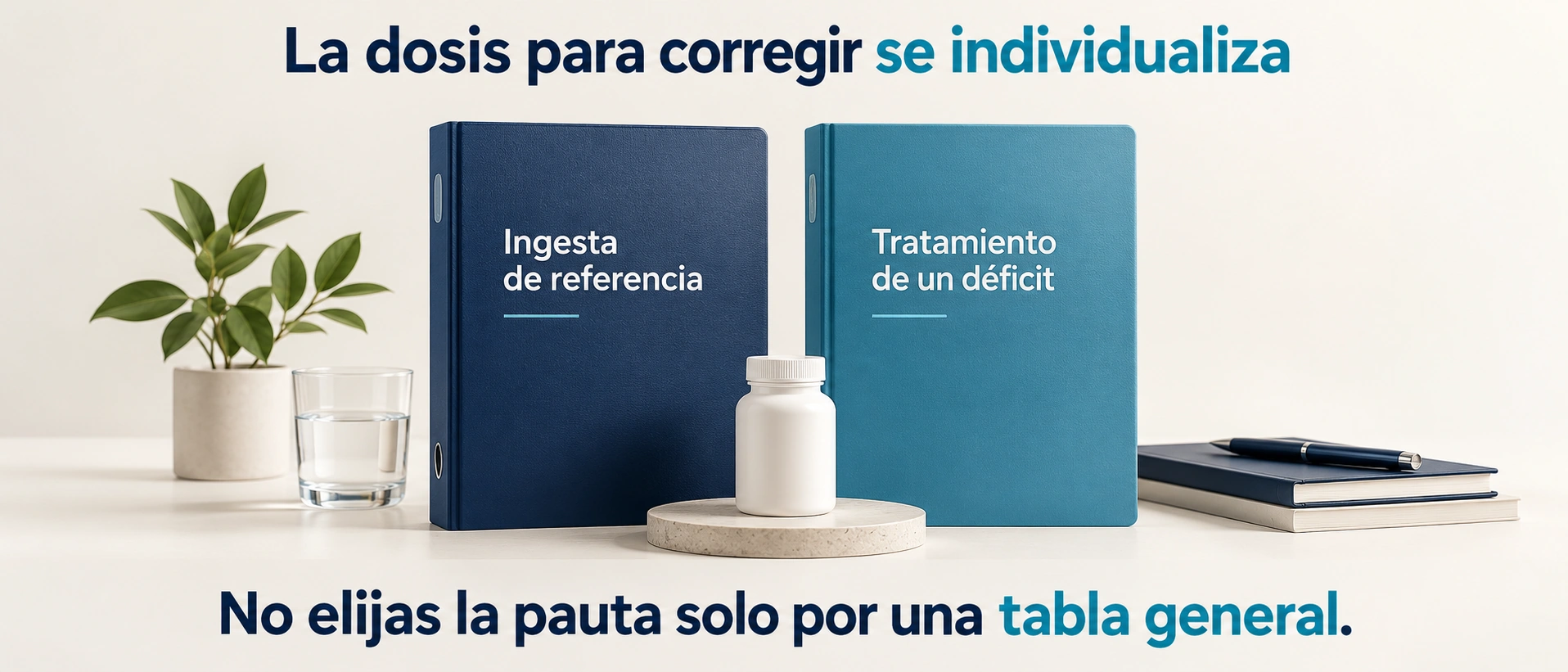 Distinción entre ingestas de referencia y pautas individualizadas de tratamiento del déficit de vitamina D